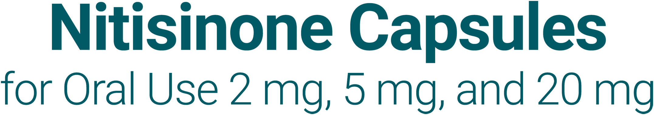 Nitisinone Capsules